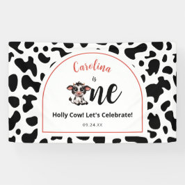 niedliche Kuh feiern wir Banner