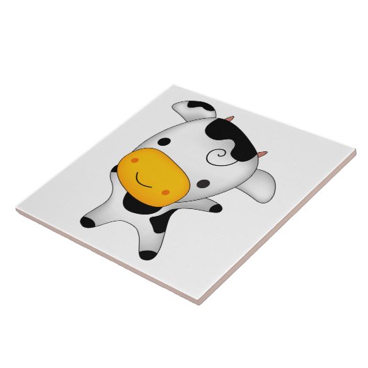 Niedliche Kuh Fliese (Seite)