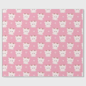 Niedliche Kuh Geschenkpapier (Flach)