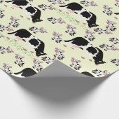 Niedliche Kuh Geschenkpapier (Ecke)