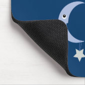 Niedliche Kuh gesprungen über den Mond Mousemat Mousepad (Ecke)