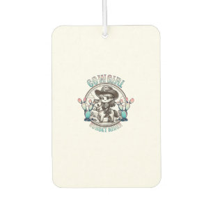 Niedliche Kuh Girl Reiten Cowgirl Sunset Rider _7 Autolufterfrischer