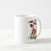 Niedliche Kuh heute Heifer Floral Geschenk für Bau Kaffeetasse (VorderseiteRechts)