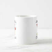 Niedliche Kuh heute Heifer Floral Geschenk für Bau Kaffeetasse (Mittel)