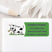 Niedliche Kuh in Cartoon-Abbildung (Insitu)