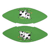 Niedliche Kuh in Cartoon-Abbildung Football (Paneele)