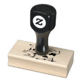 Niedliche Kuh in Cartoon-Abbildung Gummistempel (Stempel)