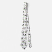 Niedliche Kuh in Cartoon-Abbildung Krawatte (Vorderseite)