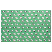 Niedliche Kuh in Cartoon-Abbildung Stoff (Fat Quarter (45,7 x 55,9 cm))