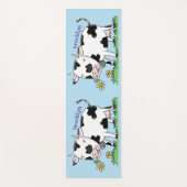 Niedliche Kuh in Cartoon-Abbildung Yogamatte (Vorderseite)