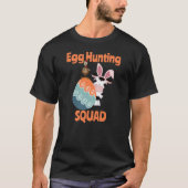 Niedliche Kuh in Roster Ei Jagdtorf Ostern T-Shirt (Vorderseite)