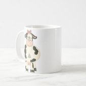 Niedliche Kuh Kaffeetasse (Vorderseite Links)