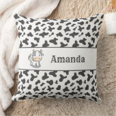 Niedliche Kuh Kalb Spots Kissen Kissen (Decke)