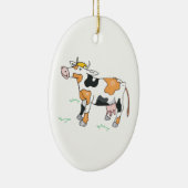 Niedliche Kuh Keramik Ornament (Rechts)
