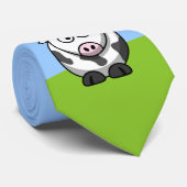 Niedliche Kuh-Krawatte Krawatte (Gerollt)