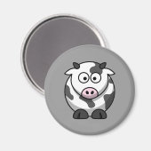 Niedliche Kuh Magnet (Vorderseite/Rückseite)
