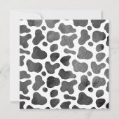 Niedliche Kuh mit Blue Party Hut & Bow Krawatte Ei (Rückseite)