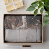 Niedliche Kuh mit einer Blume Kronendecke Seidenpapier (Geschenk)