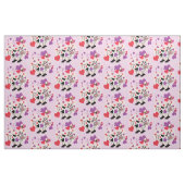 Niedliche Kuh mit Herzmuster Grafik Stoff (Yard (91,4 cm))