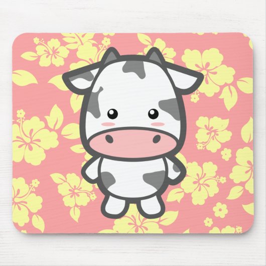 Niedliche Kuh Mousepad (Vorne)
