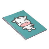 Niedliche Kuh Notizblock (Rechte Seite)
