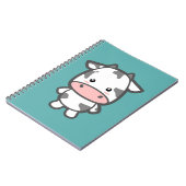 Niedliche Kuh Notizblock (Linke Seite)