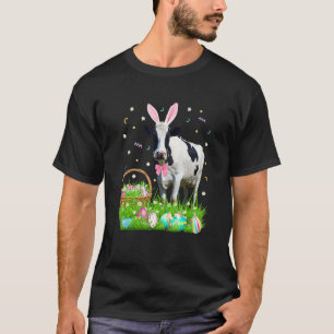 Niedliche Kuh Ostern Sonntag Eier Osterkostüme Men T-Shirt