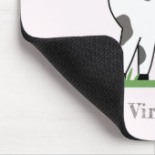 Niedliche Kuh Rosa Maus Pad Mousepad (Ecke)