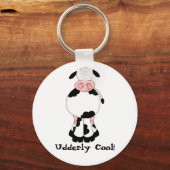 Niedliche Kuh Schlüsselanhänger (Vorderseite)