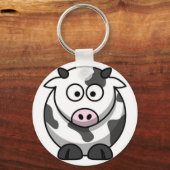Niedliche Kuh Schlüsselanhänger (Vorderseite)