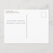 Niedliche Kuh Sonnenblume Moderne Farm Paare Kinde Einladungspostkarte (Rückseite)