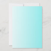 Niedliche Kuh Sonnenblumen Farm Baby Dusche Einlad Einladung (Rückseite)