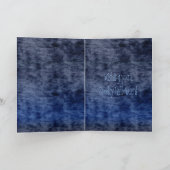 Niedliche Kuh sprang über das MondHalloween Karte (Innenseite)