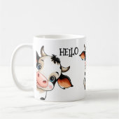 Niedliche Kuh-Tasse Kaffeetasse (Links)