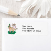 niedliche Kuh und Schmetterling (Insitu)