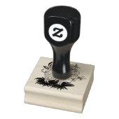 Niedliche Kuh und Schmetterling Gummistempel (Stempel)