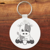 Niedliche Kuh - Vaquinha fofa Schlüsselanhänger (Vorderseite)