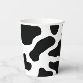 Niedliche Kuh verborgen Geburtstag Pappbecher (Rückseite)