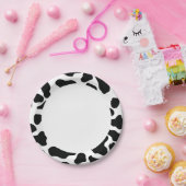 Niedliche Kuh verborgen Geburtstag Pappteller (Party)