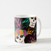 Niedliche Kuh: Vintages kindisch Muster Kaffeetasse (VorderseiteRechts)