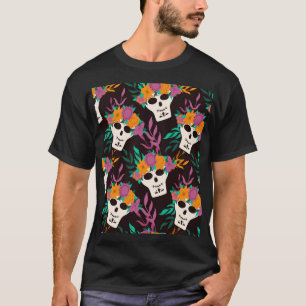 Niedliche Kuh: Vintages kindisch Muster T-Shirt