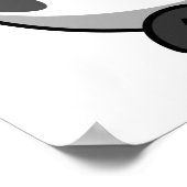 Niedliche Kuhausdruck Poster (Ecke)