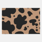 Niedliche Kuhdruckpapierblätter Geschenkpapier Set (Vorderseite 3)