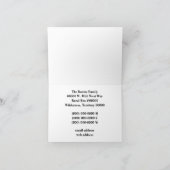 Niedliche Kühe - Änderung der Anschrift des Wester Ankündigung (Innenseite)