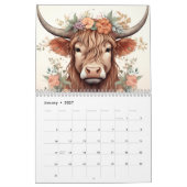 Niedliche Kühe und Kälber Kalender (Jan 2027)