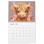 Niedliche Kühe und Kälber Kalender (Feb 2027)