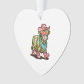 Niedliche Kuhhpingeln, Western Ornament (Vorderseite)