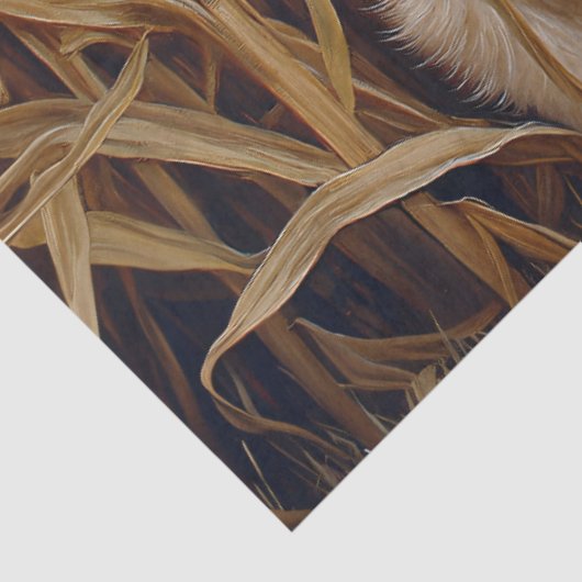 Niedliche Kuhkalben Getreidefelder Seidenpapier (Ausschnitt)