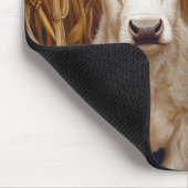 Niedliche Kuhkalben Maisfeld Mousepad (Ecke)