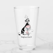 niedliche Kuhliebhaber geben Namen Glas (Vorderseite)